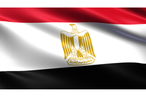 Egypt Flag, Waving Fabric Texture: A Realistic Asset for Modern Designers