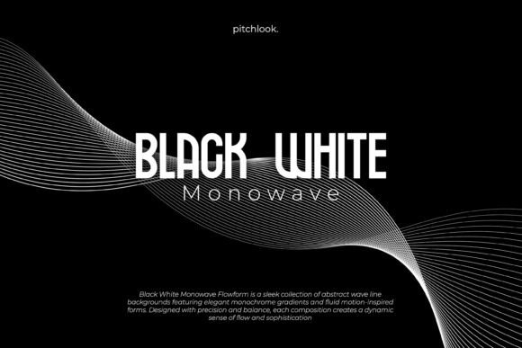 Elevate Your Visuals with Black White Monowave Flowforms