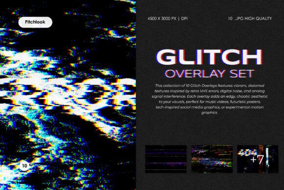 Injecting Digital Chaos with the Glitch Overlay Set
