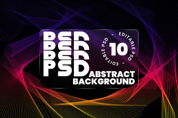 Modern Digital Lines Background Pack Set: Visual Depth for Digital Projects