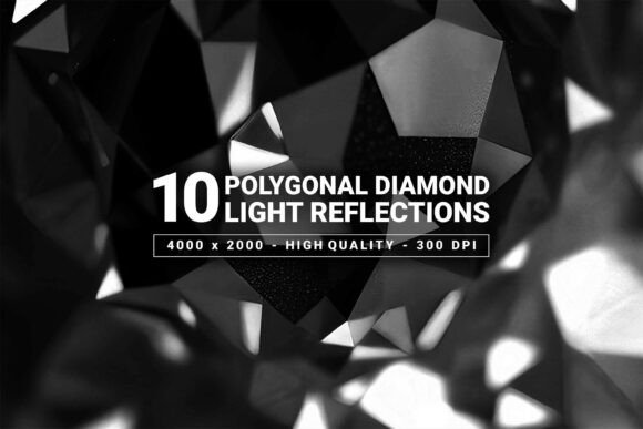 Polygonal Diamond Light Reflections: A Modern Design Essential