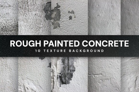 Rough Painted Concrete Texture: Industrial Grit for Modern Design