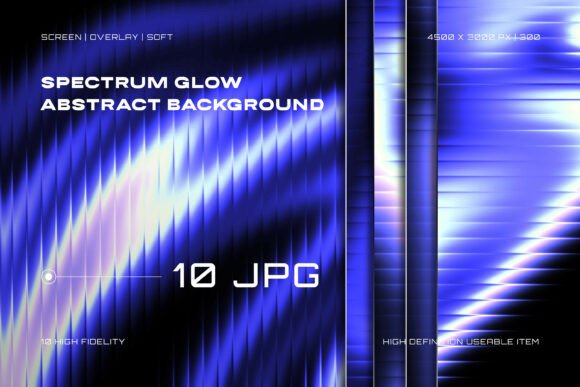 Unlocking Modern Visuals with Spectrum Glow Abstract Backgrounds