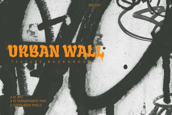Urban Wall Texture Backgrounds: Raw Energy for Modern Design