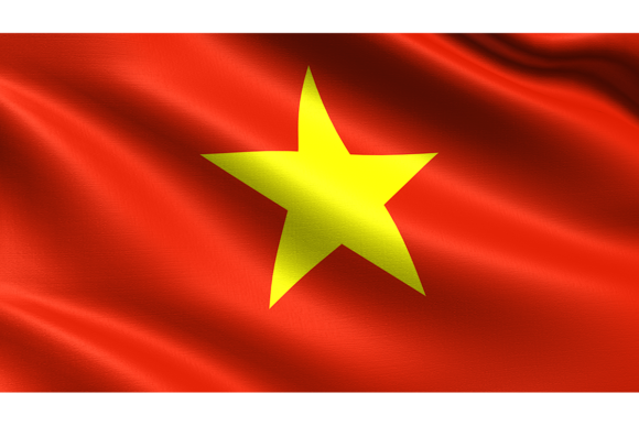 Vietnam Flag Waving Fabric Texture: The Ultimate Design Asset